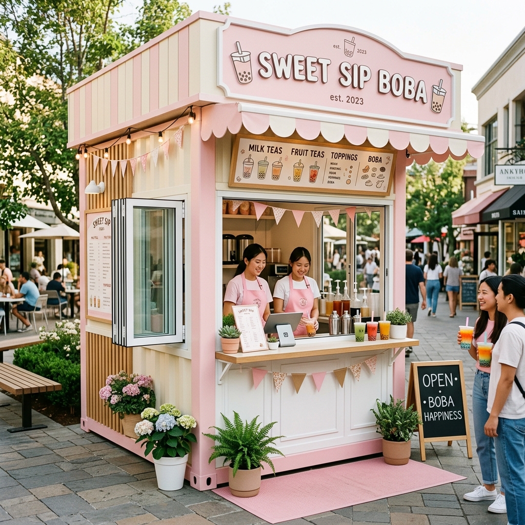Booth Boba Tea